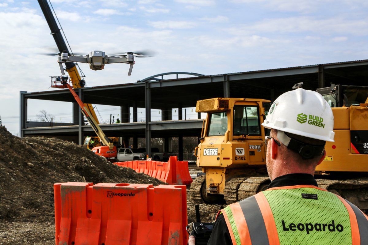 Using Drone on Construction Site