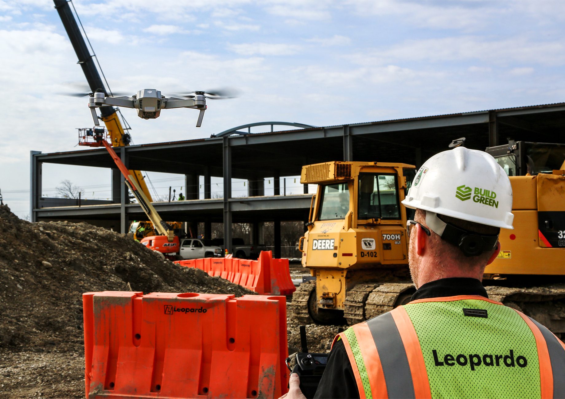 Using Drone on Construction Site