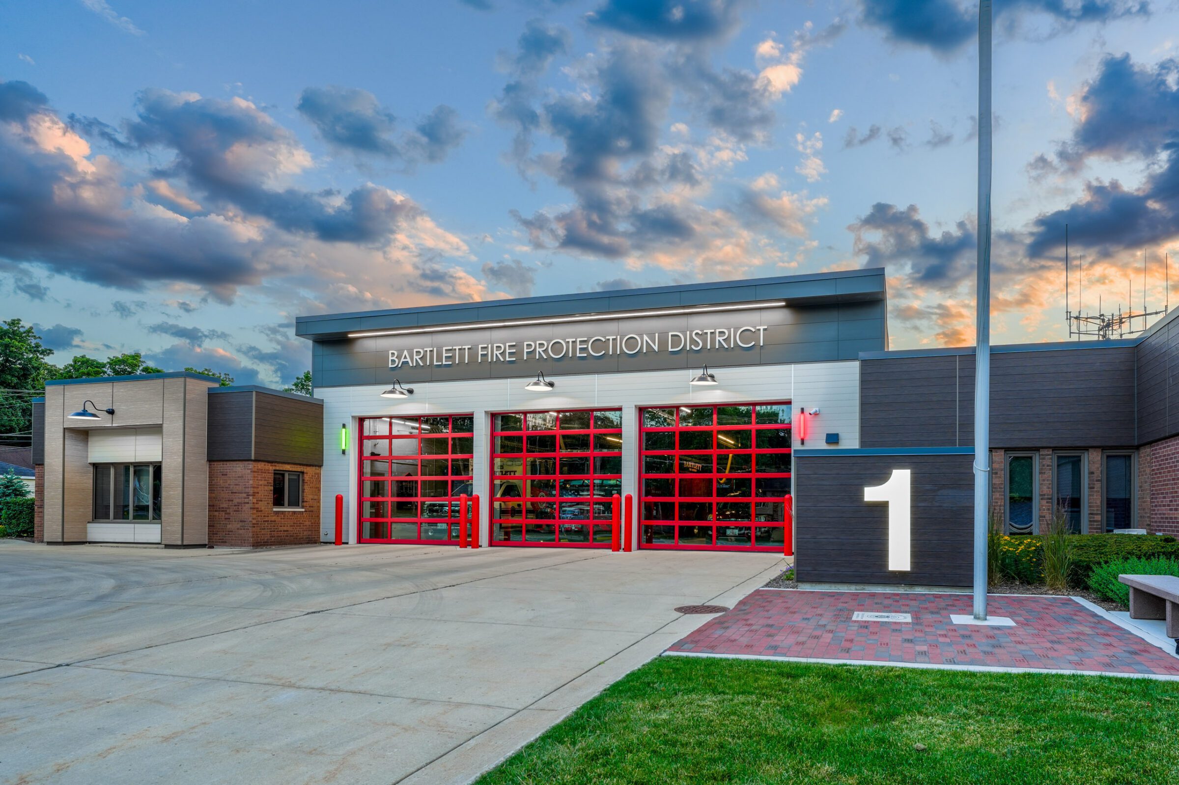 Bartlett Fire Protection District Station One Twilight FINAL 1