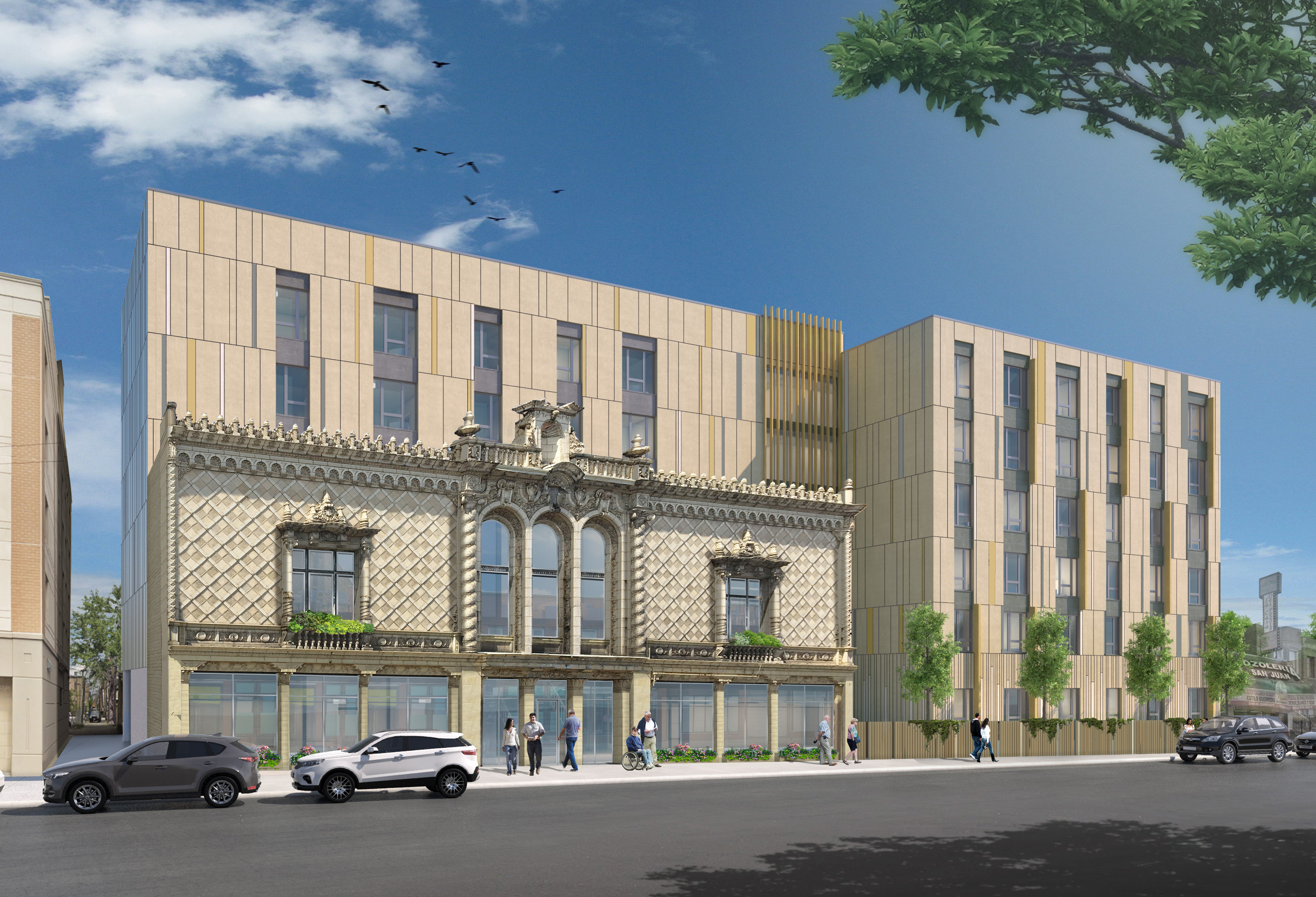 1535 N Pulaski Exterior Rendering 20240723