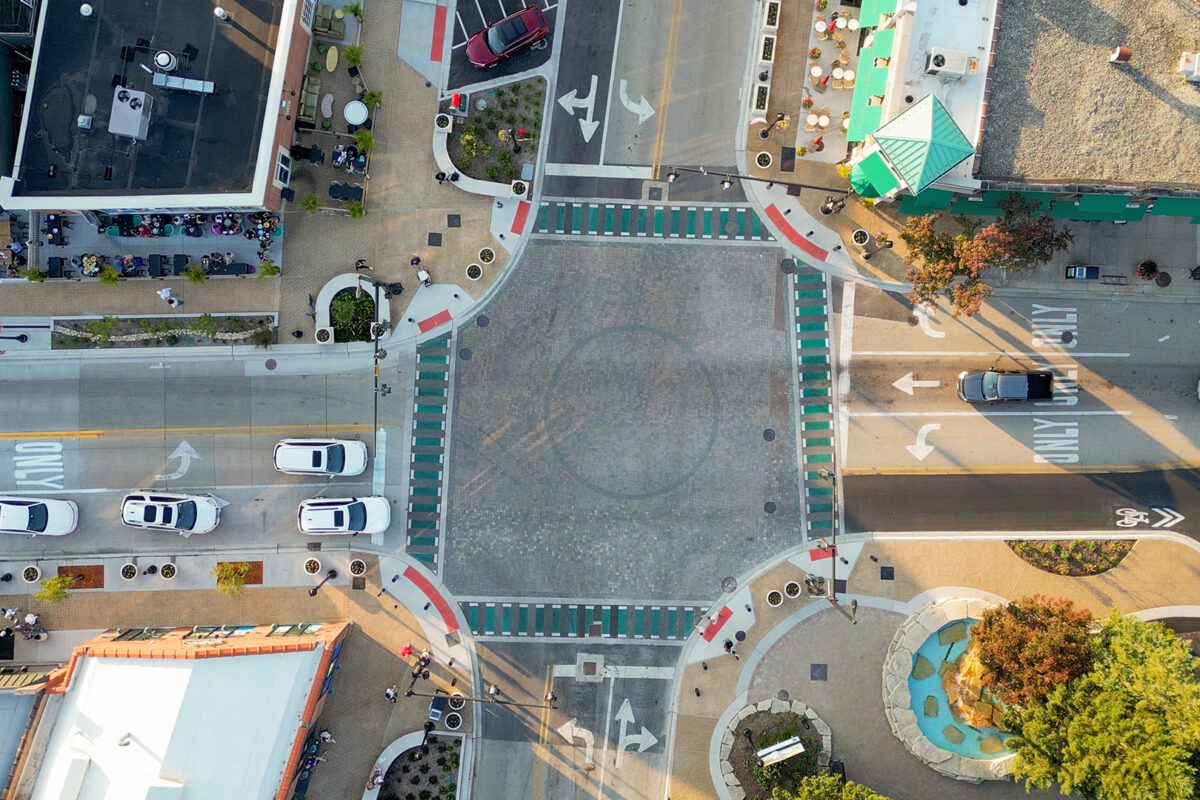 Northbrook Streetscape Ribbon Cutting 010